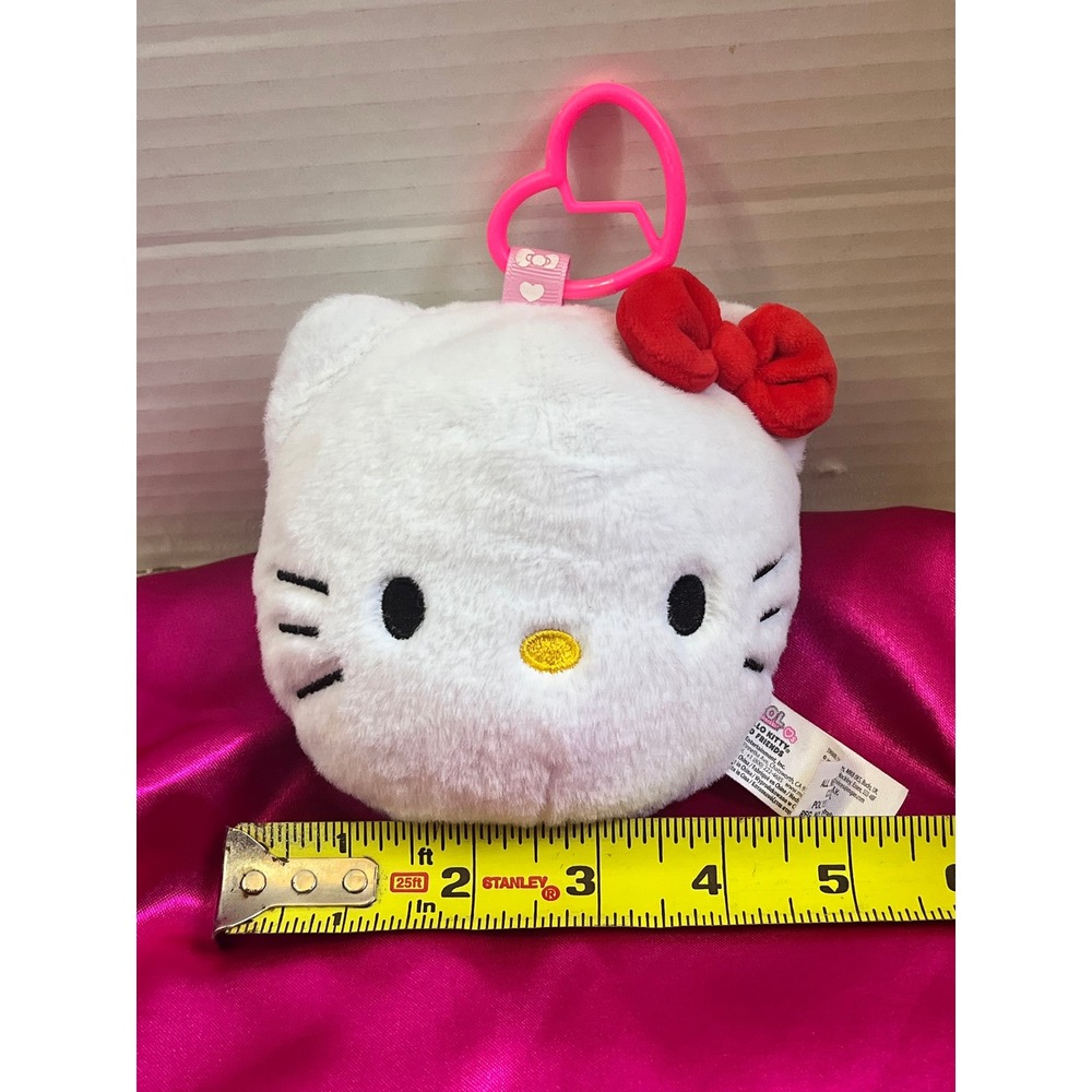 LOL Surprise Hello Kitty Pompompurin Reversible Plush Clip On Pouch Sanrio